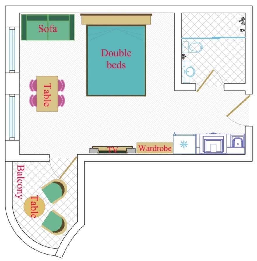 Leyla Apartments 2 Μπακού Δωμάτιο φωτογραφία